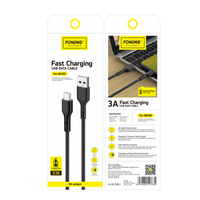 FONENG Kabel X36 Micro USB 3A 1M schwarz