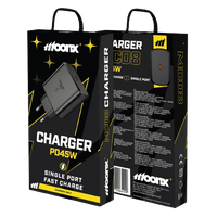 MOONX Netz-Ladegerät MC08 PD 45W 1xUSB-C schwarz