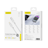 FONENG cable XS11 USB-C - Lightning PD 30W 1M White