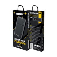 MOONX power bank MP01 2A 10W 2xUSB 20000mAh czarny