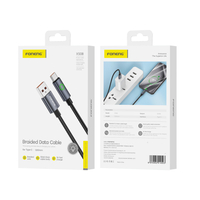 FONENG cable XS08 USB-C 3A 1.2M Black