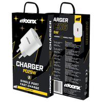 MOONX ładowarka sieciowa MC06 PD 25W 1xUSB-C Biały