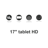 Protective hydrogel film 140µm 0,14 mm Laptop up to 17" HD universal 310x420 mm