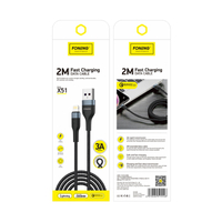 FONENG cable X51 Lightning 2.4A 2M Black