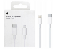 Oryginalny kabel Apple MM0A3ZM/A Lightning - USB-C 1M Biały (blister EU)