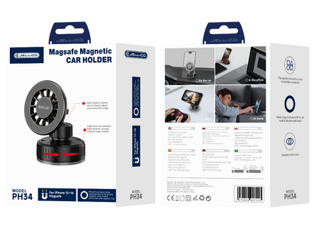JELLICO magnetische Autohalterung PH34 schwarz