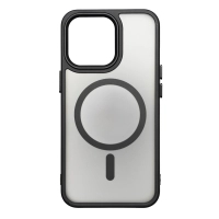 Handyhülle Matte MagS Samsung Galaxy S25 FE Schwarz