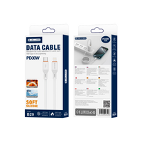 JELLICO cable B29 USB-C - Lightning PD 30W 1M White
