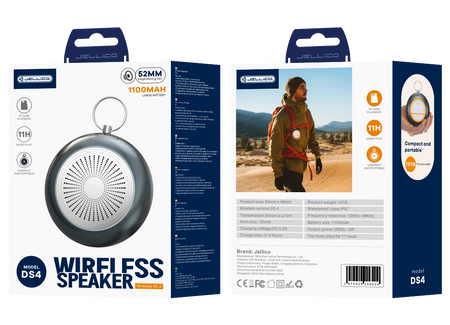 JELLICO bluetooth speaker DS4 Black