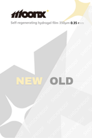 MOONX ochronna folia hydrożelowa samoregenerująca 350µm 0,35 mm HD uniwersalna 180x120 mm