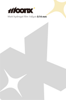 MOONX ochronna folia hydrożelowa 140µm 0,14 mm Matt uniwersalna 180x120 mm