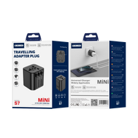 JELLICO uniwersalny adapter podróżny S7 Max 2500W Czarny