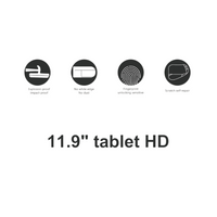 Schützende Hydrogel-Folie 140µm 0,14 mm Tablet bis 11,9" HD 200x300mm universal