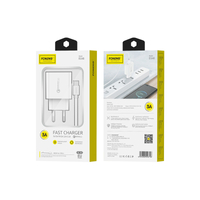 FONENG Netz-Ladegerät EU46 18W 1xUSB QC3.0 + Kabel USB-C weiss