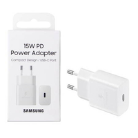 Oryginalna ładowarka sieciowa Samsung 15W  EP-T1510NWEGEU 1xUSB-C Biały (blister EU)