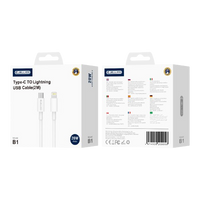 JELLICO Kabel B1 USB-C - Lightning PD 20W 2M weiss