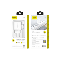 FONENG Netz-Ladegerät EU46 18W 1xUSB QC3.0 + Kabel Micro USB weiss