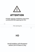 Protective hydrogel film 140µm 0,14 mm Laptop up to 17" HD universal 310x420 mm v2