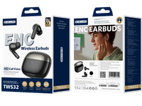 JELLICO wireless earphones (ENC) TWS32 Black