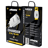 MOONX wall charger MC01 2.1A 10.5W 1xUSB White