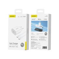 FONENG Netz-Ladegerät EU39 PD 20W 1xUSB-C + Kabel USB-C - USB-C weiss