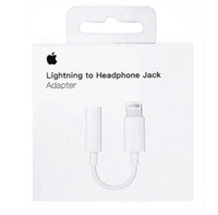 Oryginalny adapter Apple MMX62ZM/A Lightning - JACK 3.5MM Biały (blister EU)