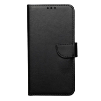 Leather Wallet Case Motorola Edge 50 Neo Black