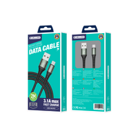 JELLICO kabel B12 Micro USB 3.1A 2M Czarny